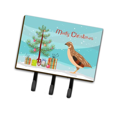 Carolines Treasures Golden Phoenix Quail Christmas Leash or Key Holder BB9322TH68